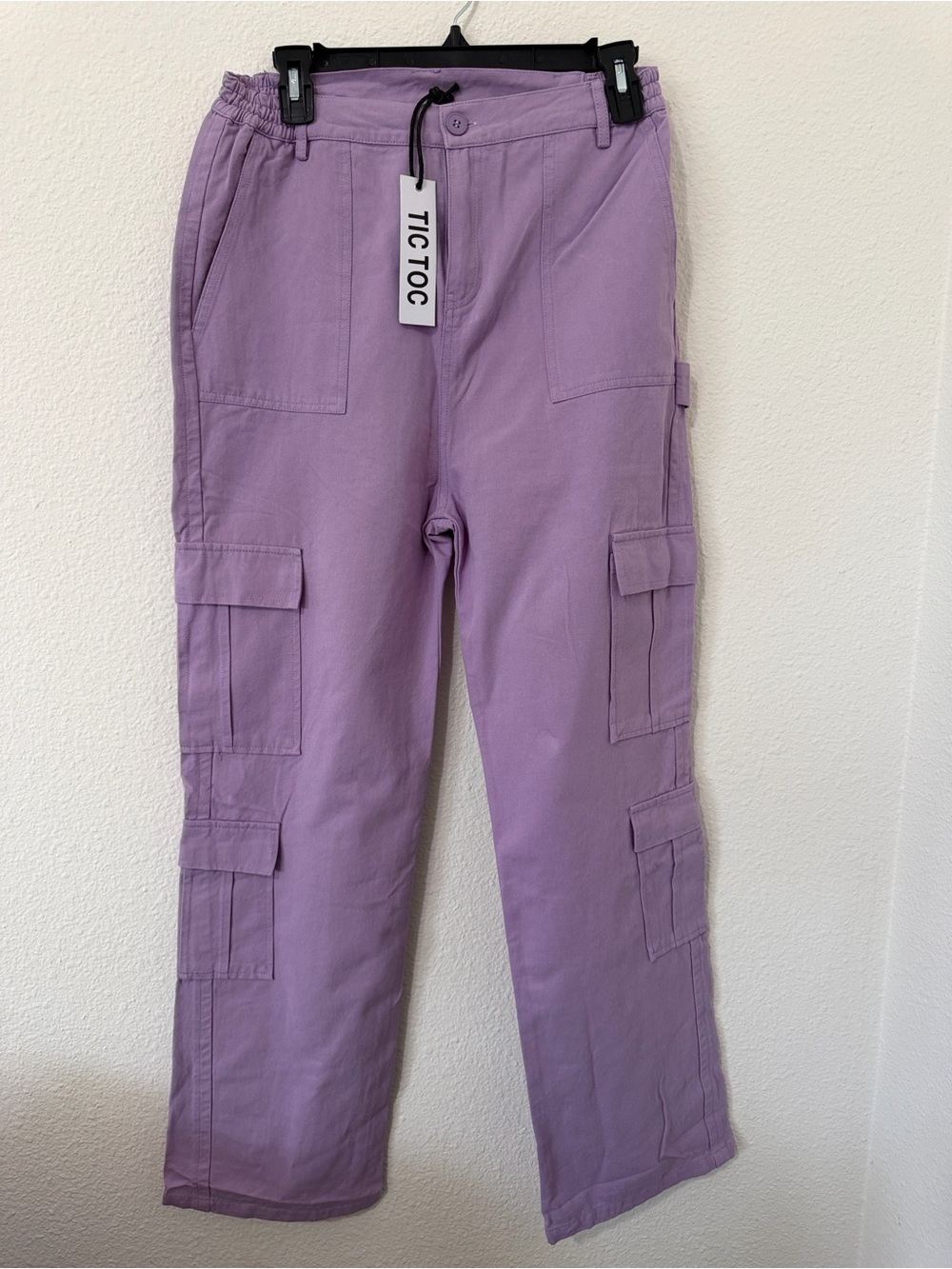Tic Toc Kids Lavender Cargo Joggers
